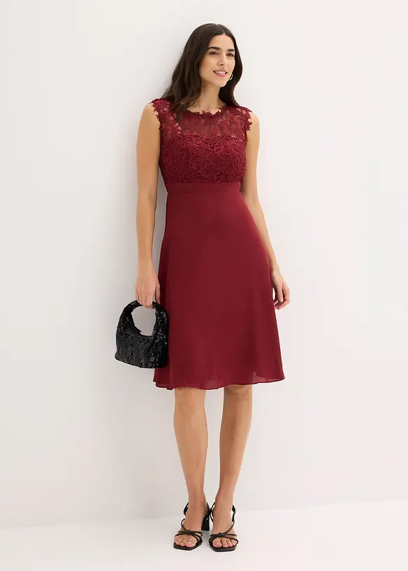 Miniabito con pizzo, bonprix