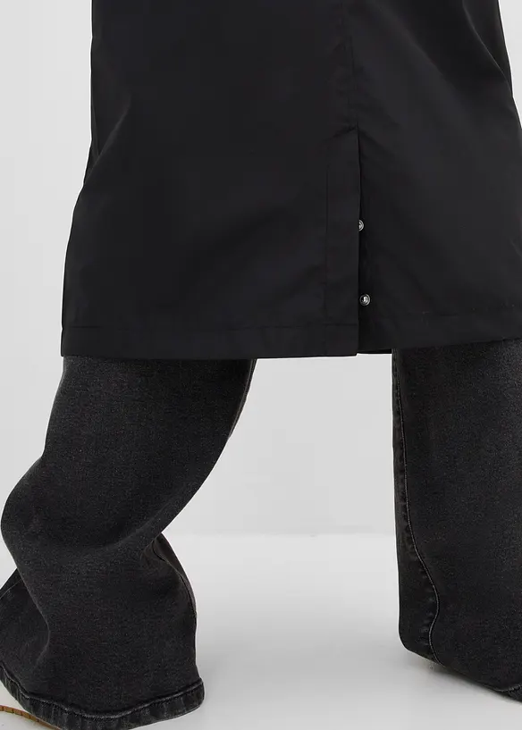 Cappotto blouson con colletto in maglia, bonprix