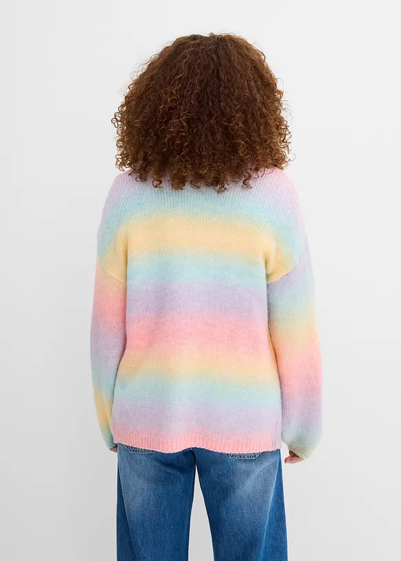 Cardigan in morbido filato misto lana grosso, bonprix