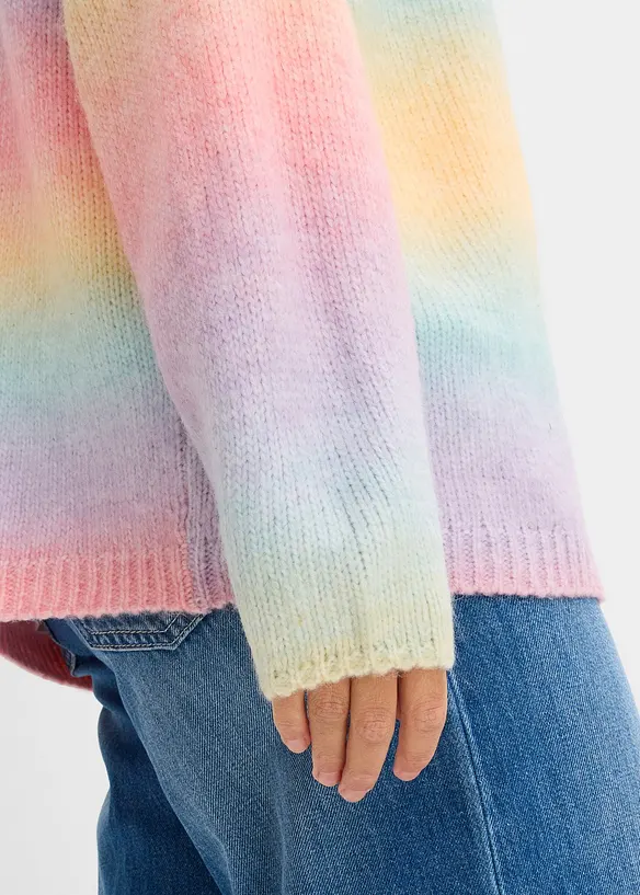 Cardigan in morbido filato misto lana grosso, bonprix