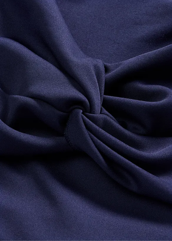 Abito con spalle scoperte e dettaglio annodato, bonprix