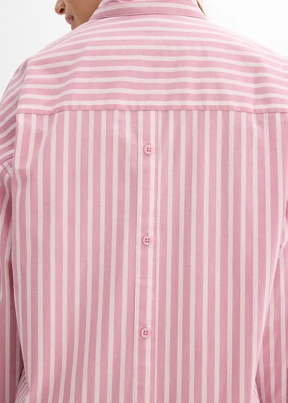 Camicetta oversize in popeline di cotone, bonprix