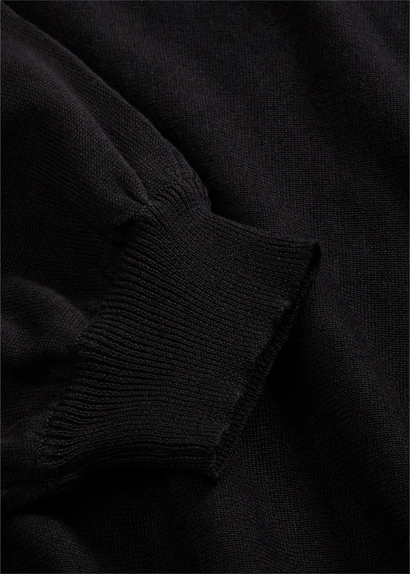 Maglione in filato fine di misto cotone, bonprix