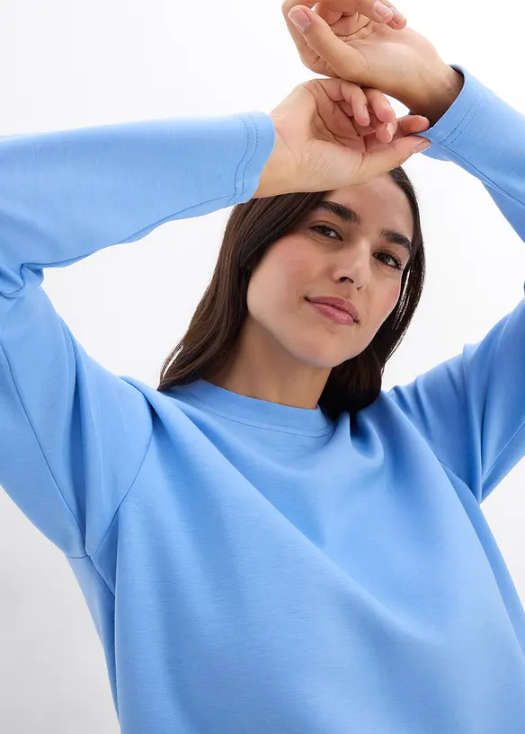 Felpa in puro cotone, bonprix