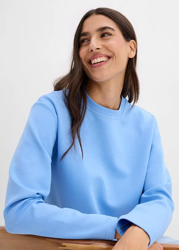 Felpa in puro cotone, bonprix