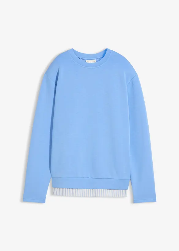 Felpa in puro cotone, bonprix