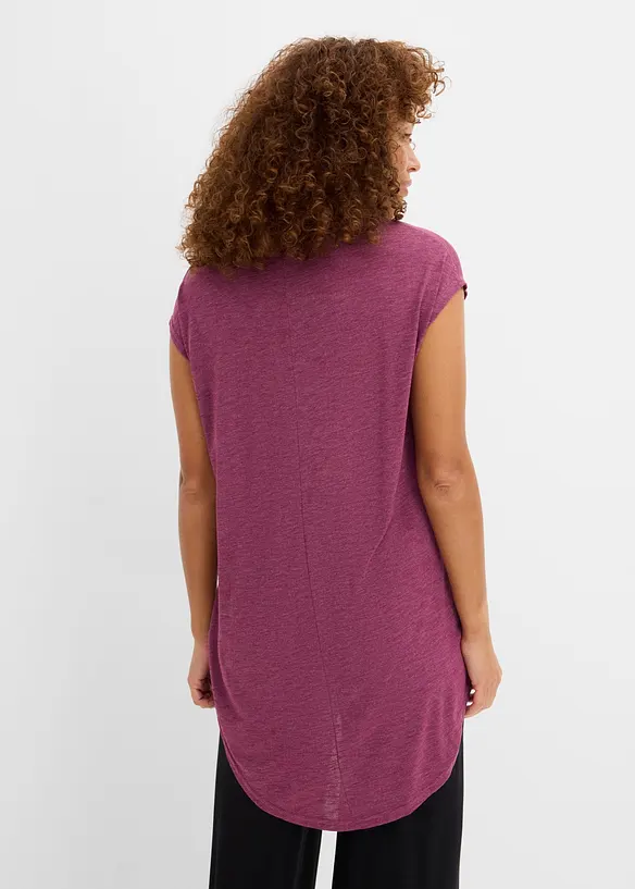 Maglia lunga in misto viscosa, bonprix