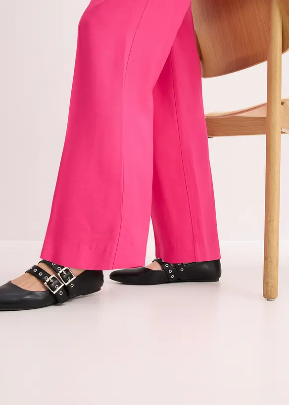 Pantaloni larghi leggeri con viscosa, bonprix