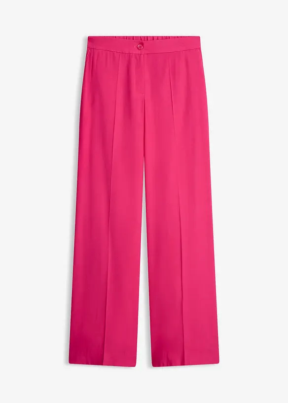 Pantaloni larghi leggeri con viscosa, bonprix