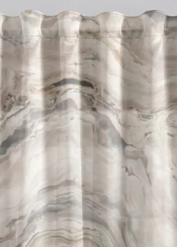 Tenda trasparente con stampa (pacco da 1), bonprix