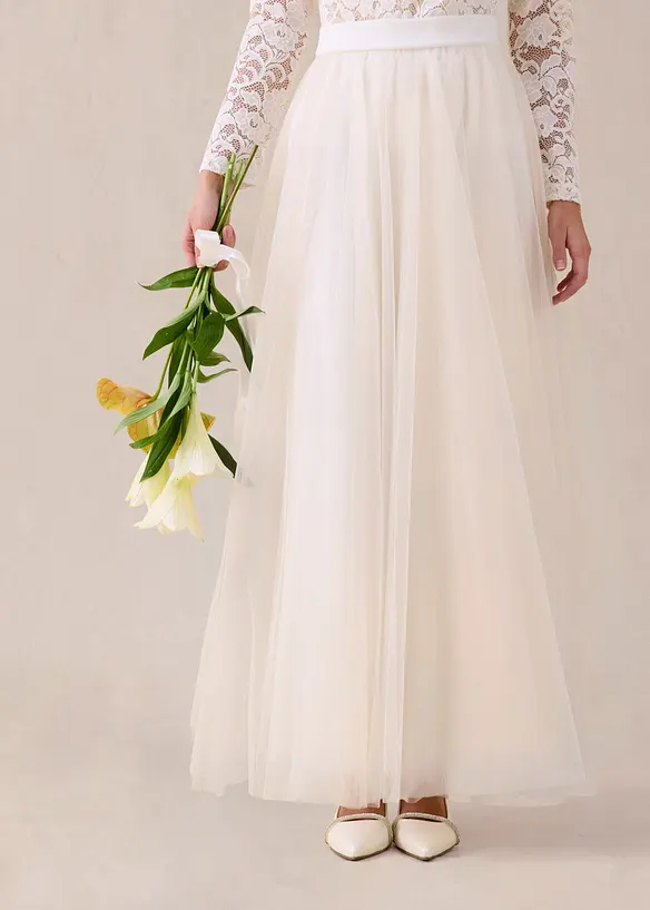 Gonna lunga in tulle delicato, bonprix