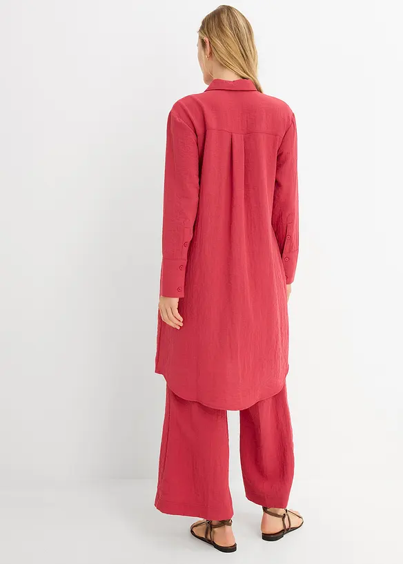 Camicetta lunga in misto viscosa morbido, bonprix