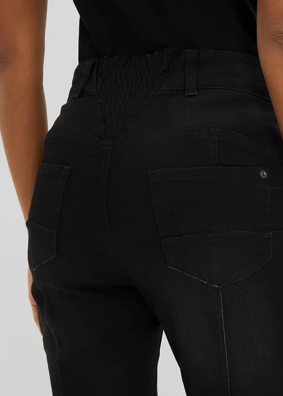Jeans bootcut modellanti, vita media, bonprix