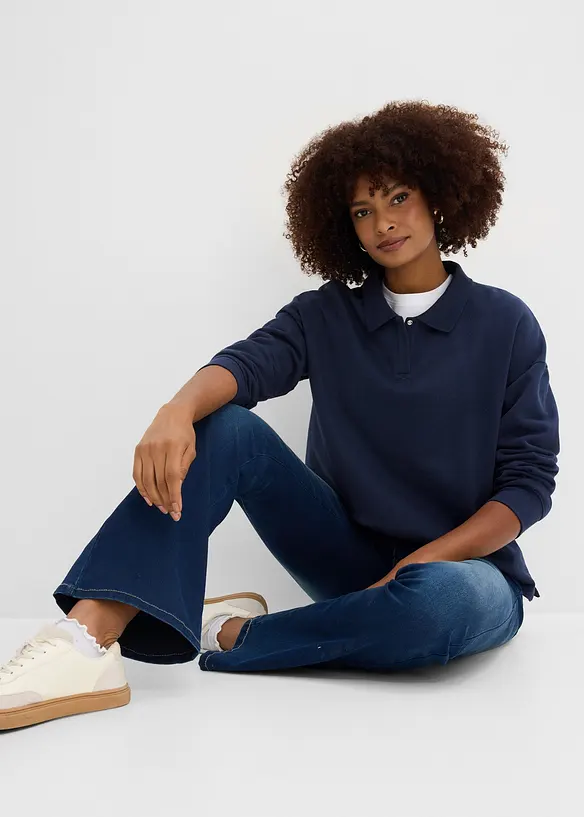 Jeans bootcut modellanti, vita media, bonprix