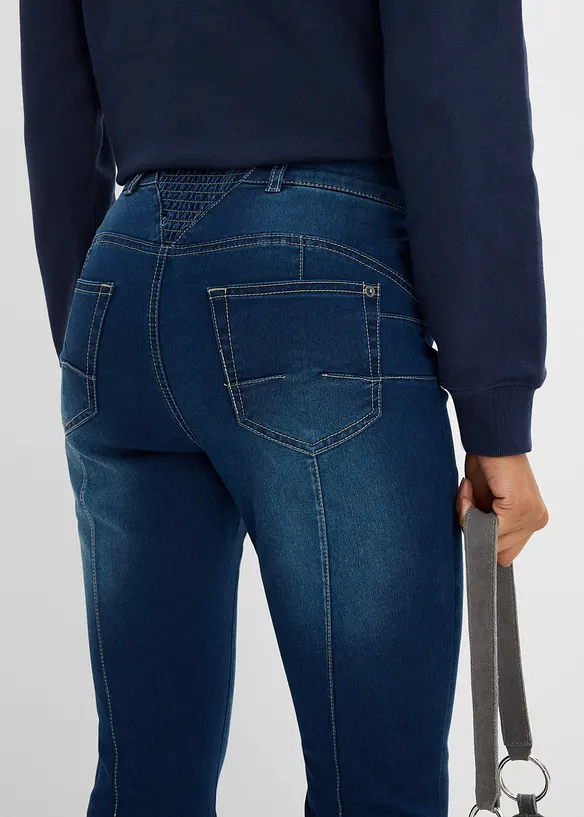 Jeans bootcut modellanti, vita media, bonprix