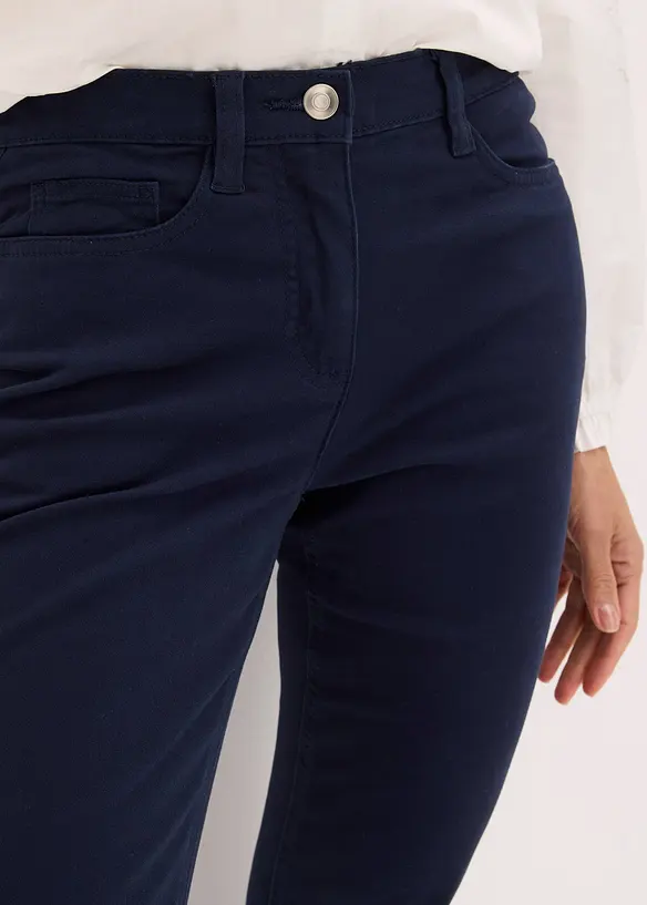 Pantaloni cropped elasticizzati, bonprix