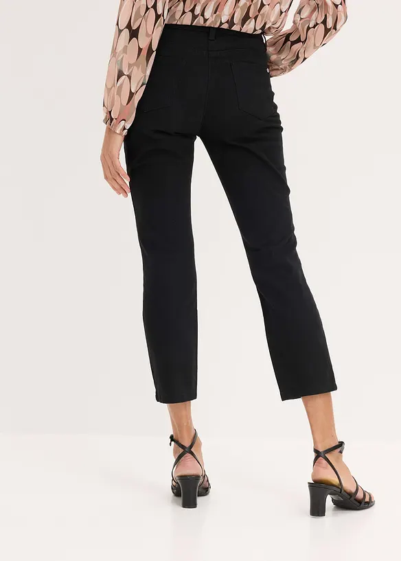 Pantaloni cropped elasticizzati, bonprix