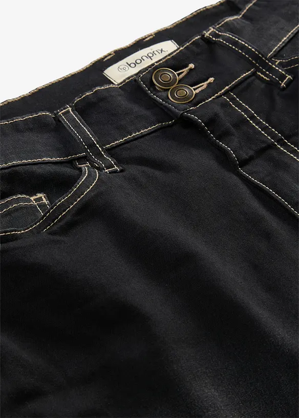 Jeans super elasticizzati slim fit, vita alta, bonprix