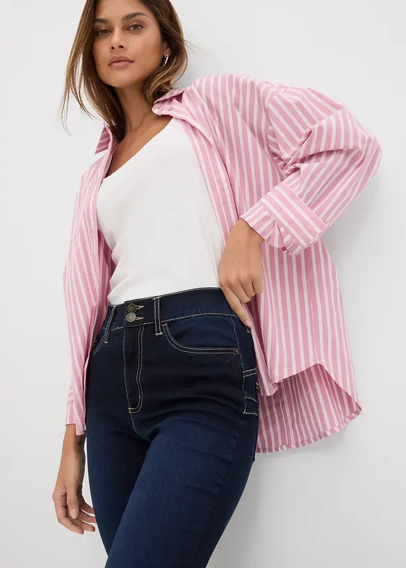 Jeans super elasticizzati slim fit, vita alta, bonprix