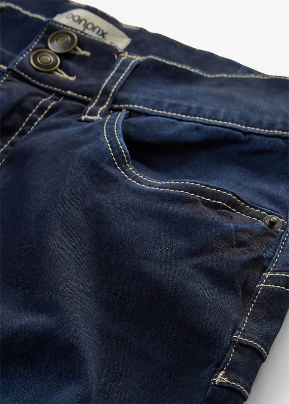 Jeans super elasticizzati slim fit, vita alta, bonprix