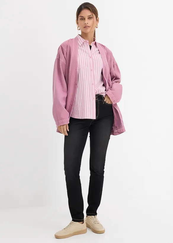 Jeans super elasticizzati slim fit, vita alta, bonprix