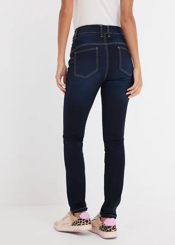 Jeans super elasticizzati slim fit, vita alta, bonprix