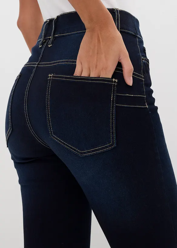 Jeans super elasticizzati slim fit, vita alta, bonprix