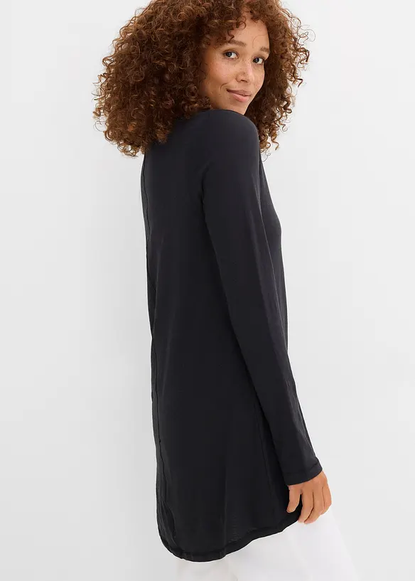 Maglia a maniche lunghe in puro cotone, bonprix