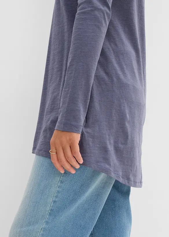 Maglia a maniche lunghe in puro cotone, bonprix