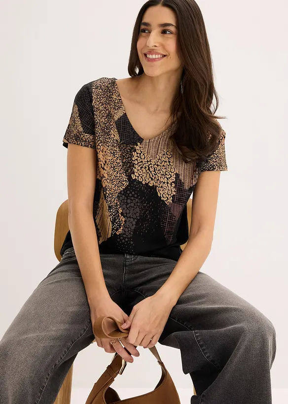 Maglia in misto viscosa morbido, bonprix