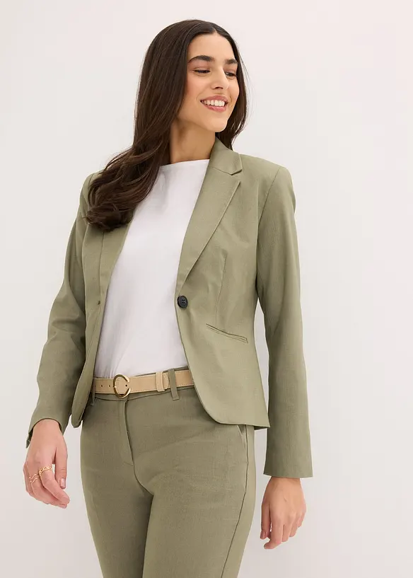 Blazer con tasche a filetto petite, bonprix