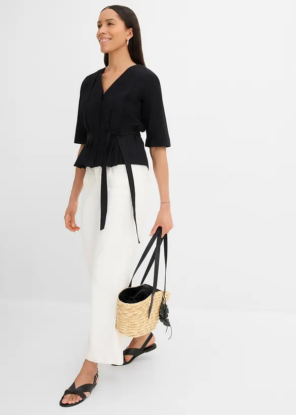 Blusa in puro cotone, bonprix