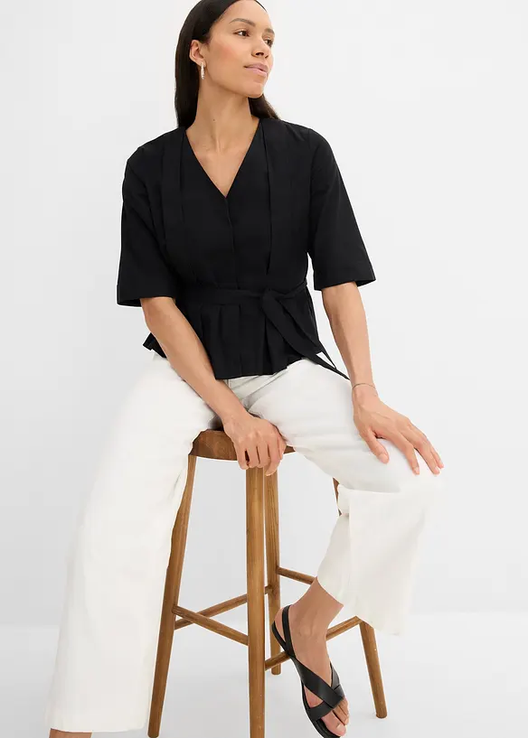 Blusa in puro cotone, bonprix