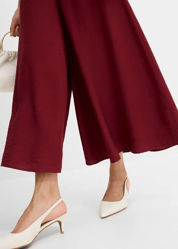 Pantaloni culotte in misto viscosa, bonprix