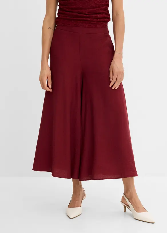Pantaloni culotte in misto viscosa, bonprix