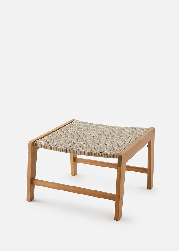 Sedia e poggiapiedi da giardino (set 2 pezzi), bonprix