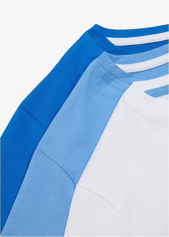 T-shirt in cotone biologico (pacco da 3), bonprix