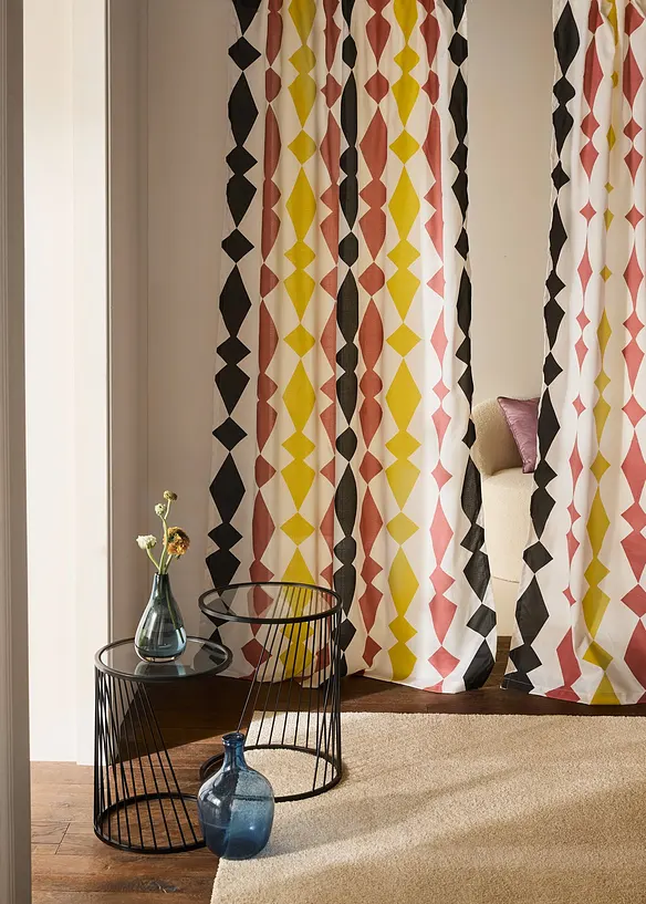 Tenda semitrasparente in poliestere riciclato (pacco da 1), bonprix