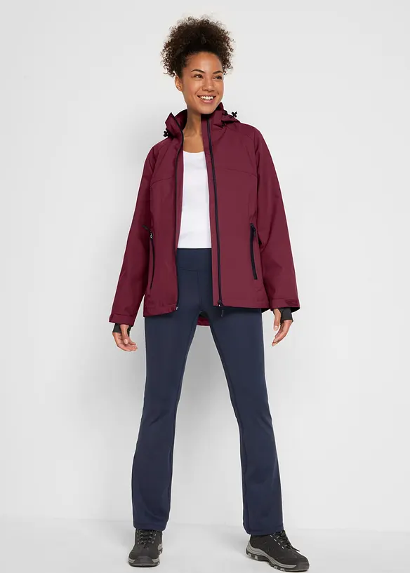 Giacca tecnica impermeabile con dettagli riflettenti, bonprix