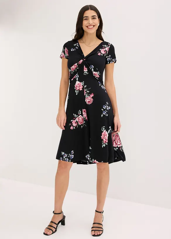 Abito in jersey di misto viscosa, bonprix