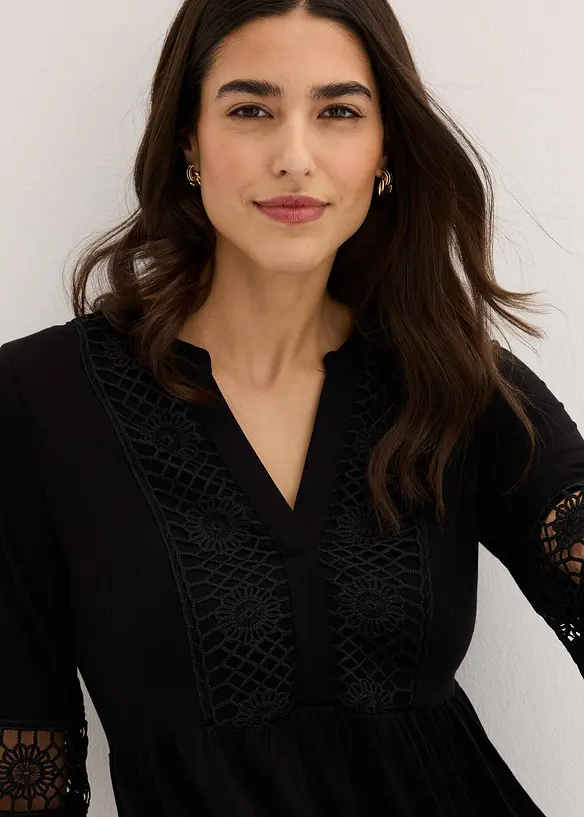 Abito tunica in viscosa morbida, bonprix