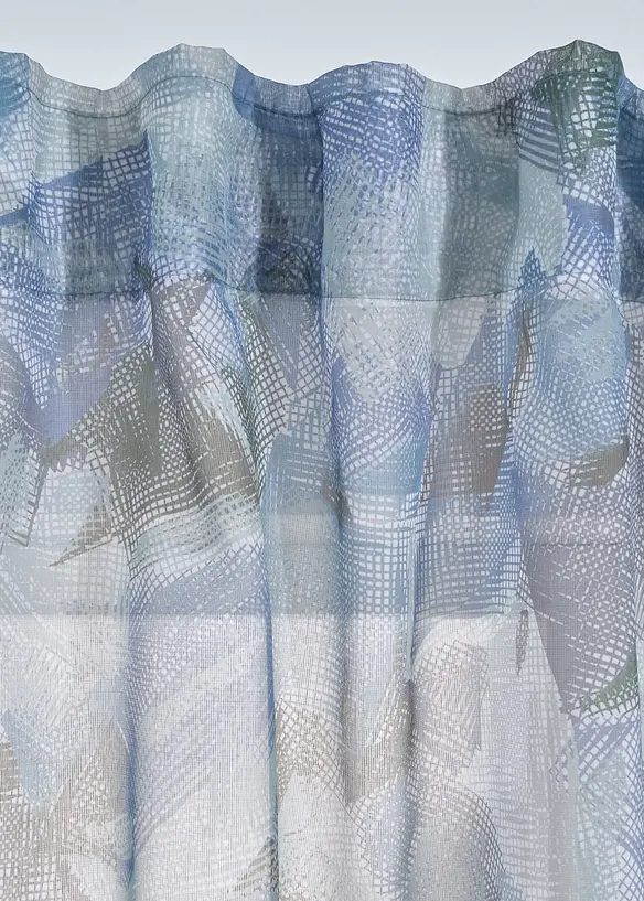Tenda trasparente con delicata trama strutturata (pacco da 1), bonprix