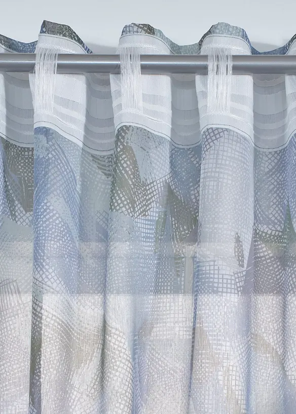 Tenda trasparente con delicata trama strutturata (pacco da 1), bonprix