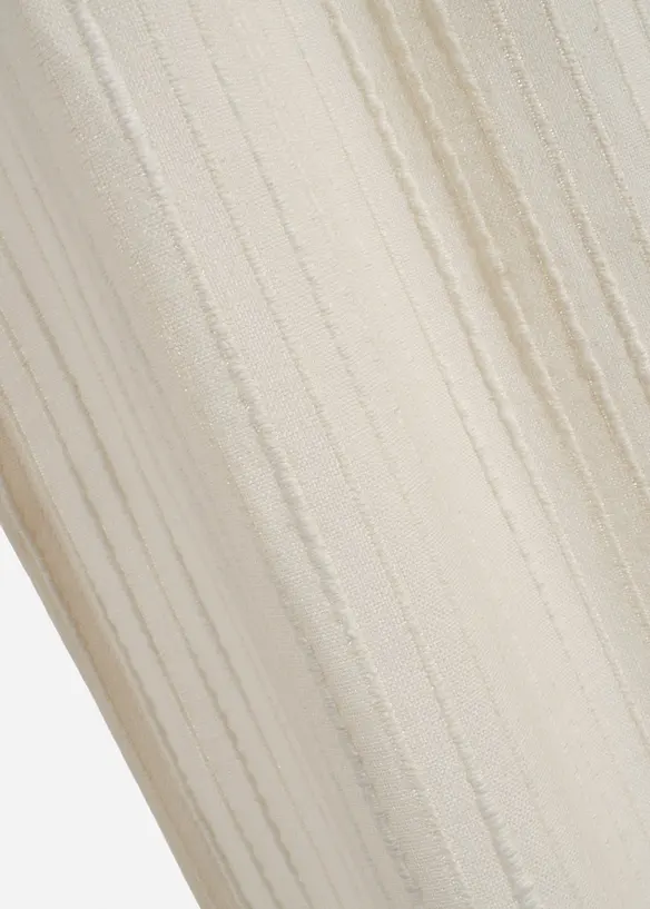 Tenda filtrante in cotone biologico con righe in tessitura (pacco da 1), bonprix