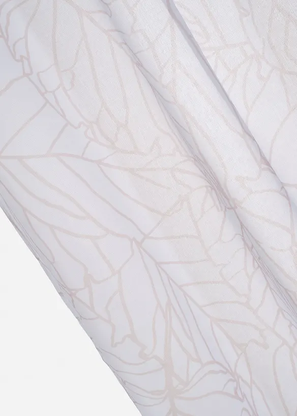 Tenda trasparente con delicata trama strutturata (pacco da 1), bonprix