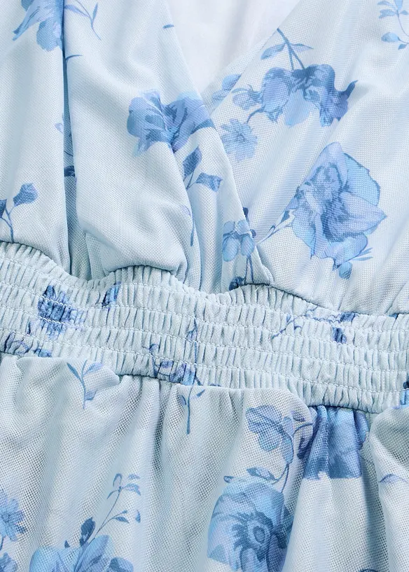 Abito midi in morbido mesh, bonprix