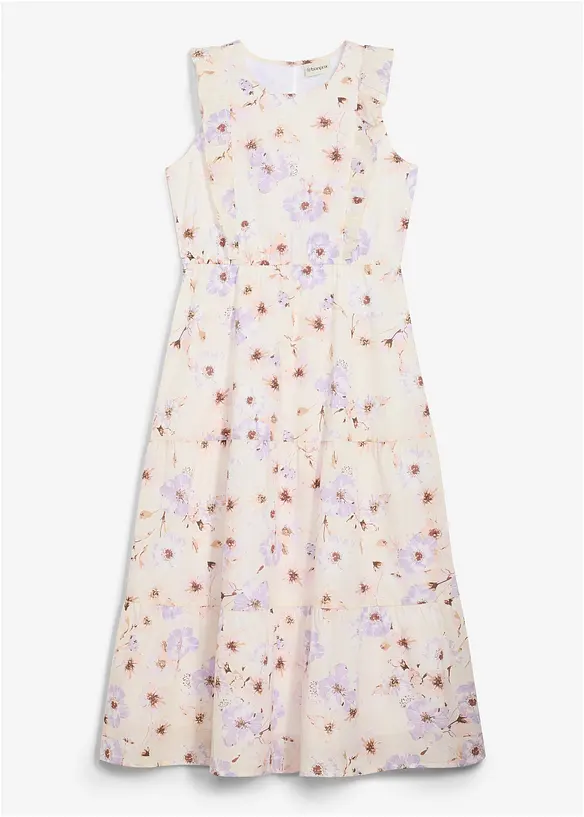 Abito lungo in puro cotone, bonprix