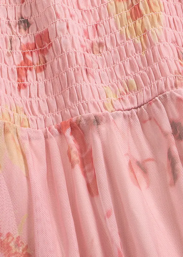 Abito in jersey con mesh delicato, bonprix