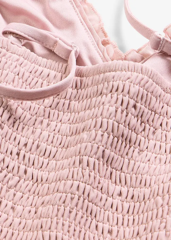 Abito in jersey con mesh delicato, bonprix