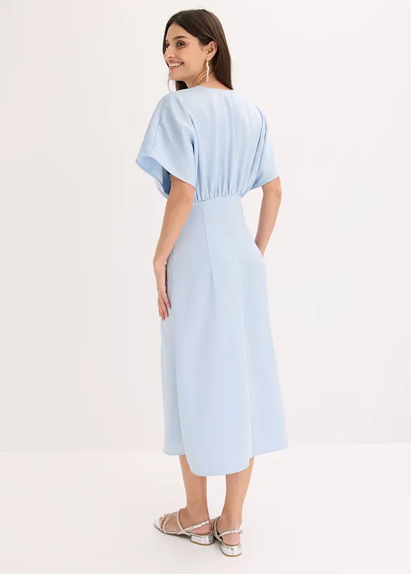 Abito lungo in satin lucido, bonprix